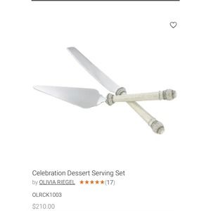 Olivia Riegel Dessert Serving Set
